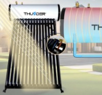 Солнечный водонагреватель Thunder KSC-150L-Black фото №4 — интернет-магазин Desire.md