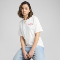 Tricou de dame Puma Wardrobe Ess Floral Pack Relaxed Graphic Tee Puma White, s.L imaginea #2 — magazin online Desire.md