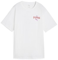 Tricou de dame Puma Wardrobe Ess Floral Pack Relaxed Graphic Tee Puma White, s.M