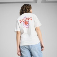 Женская футболка Puma Wardrobe Ess Floral Pack Relaxed Graphic Tee Puma White, s.S фото №3 — интернет-магазин Desire.md