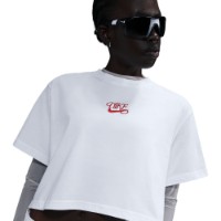 Tricou de dame Nike W Nsw Ss Crop Tee Iwd White, s.M imaginea #1 — magazin online Desire.md