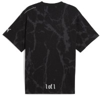 Tricou bărbătesc Puma Hoops X Lafrance Written In Chrome Marble Puma Black/Flat Medium Gray Aop, s.S imaginea #2 — magazin online Desire.md