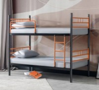 Pat supraetajat Evger RD-70 90x200cm Black/Orange