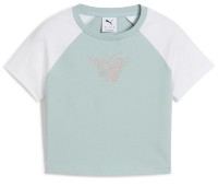 Детская футболка Puma Butterfly Vibe Baby Tee G Modern Mint/White, s.140 фото №1 — интернет-магазин Desire.md