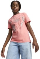 Tricou pentru copii Puma Butterfly Vibe Logo Tee G Pink Fruit, s.128 imaginea #3 — magazin online Desire.md