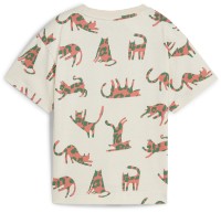 Tricou pentru copii Puma Cats Club Tee Ps Alpine Snow, s.104 imaginea #2 — magazin online Desire.md