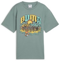 Tricou pentru copii Puma Graphics Puma Tee III B Green Moon, s.176