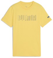 Tricou pentru copii Puma Sport Graphic Tee B Sunny Yellow, s.128 imaginea #1 — magazin online Desire.md
