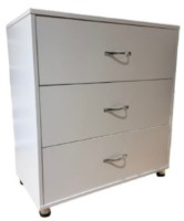 Комод Nismobil (8681SM 3S/FI/ME/SOFT) White фото №2 — интернет-магазин Desire.md