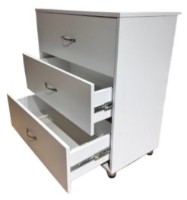 Комод Nismobil (8681SM 3S/FI/ME/SOFT) White фото №3 — интернет-магазин Desire.md