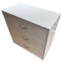 Комод Nismobil (8681SM 3S/FI/ME/SOFT) White фото №4 — интернет-магазин Desire.md