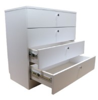 Комод Nismobil (8681SM MR) White фото №3 — интернет-магазин Desire.md