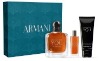 Set de parfumuri pentru el Giorgio Armani Stronger with You Intensely EDP 100ml + EDP 15ml + Shower Gel 75ml imaginea #1 — magazin online Desire.md