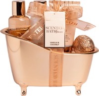 Set cadou IDC INSTITUTE Scented Bath Bronze Vanilla & Coconut