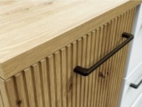 Комод Fadome Molto 13 Oak Artisan/Black/White Gloss фото №2 — интернет-магазин Desire.md