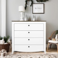 Комод Gerbor Karina KOM4S Nymphea Alba/Oak Sonoma Truffle фото №3 — интернет-магазин Desire.md