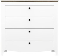 Комод Gerbor Karina KOM4S Nymphea Alba/Oak Sonoma Truffle фото №1 — интернет-магазин Desire.md