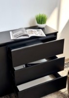 Comodă Fabrik Home Havana 3+1 Black Ash imaginea #3 — magazin online Desire.md