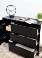 Comodă Fabrik Home Havana 3+1 Black Ash imaginea #4 — magazin online Desire.md