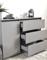 Comodă Fabrik Home Havana 3+1 Grey imaginea #3 — magazin online Desire.md