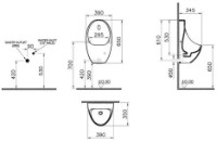 Писсуар Vitra Arkitekt (5999B003-5558) фото №2 — интернет-магазин Desire.md
