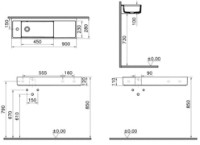 Lavoar Vitra Compact Archplan (7409B003-0028) imaginea #2 — magazin online Desire.md