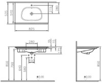 Lavoar Vitra Frame (5708B403-0001) imaginea #3 — magazin online Desire.md