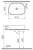 Lavoar Vitra Outline (5993B403-0016) imaginea #4 — magazin online Desire.md