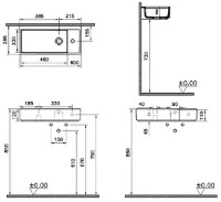 Lavoar Vitra Compact Archplan (7406B003-0029) imaginea #2 — magazin online Desire.md