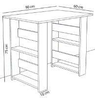 Письменный стол Remaks Arzu Oak фото №2 — интернет-магазин Desire.md