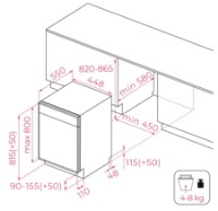 Встраиваемая посудомоечная машина Teka DFI 44850 фото №4 — интернет-магазин Desire.md