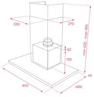 Вытяжка Teka DSH 986 фото №3 — интернет-магазин Desire.md