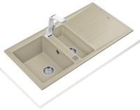 Chiuvetă de bucătărie Teka Stone 60 B TG 11/2B 1D Auto Topaz Beige imaginea #2 — magazin online Desire.md