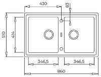 Кухонная мойка Teka Stone 90 B TG 2B Auto Sand Beige фото №3 — интернет-магазин Desire.md
