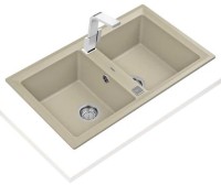 Кухонная мойка Teka Stone 90 B TG 2B Auto Topaz Beige фото №2 — интернет-магазин Desire.md