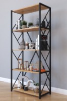 Etajeră Remaks 5 Shelf Metal Oak imaginea #4 — magazin online Desire.md