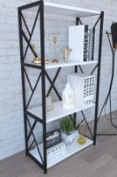 Стеллаж Remaks 4 Shelf Metal White фото №3 — интернет-магазин Desire.md