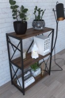 Etajeră Remaks 3 Shelf Metal Walnut imaginea #3 — magazin online Desire.md