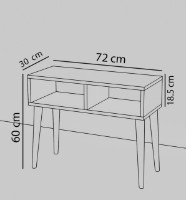 Тумба под ТВ Remaks Retro Siyah Mermer фото №4 — интернет-магазин Desire.md