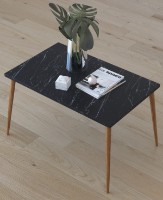 Журнальный столик Remaks Retro Coffee Table Siyah Mermer фото №4 — интернет-магазин Desire.md