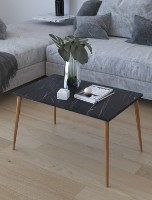Журнальный столик Remaks Retro Coffee Table Siyah Mermer фото №1 — интернет-магазин Desire.md