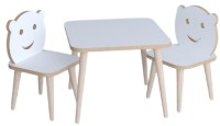 Детский столик со стульями Remaks Bambi White фото №3 — интернет-магазин Desire.md