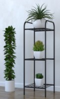 Suport pentru flori Remaks 3 Shelf Flower Pot Siyah