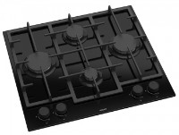Plită incorporabilă cu gaz Wolser WL- F 6409 Black GL FFD Romb