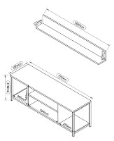 Тумба под ТВ Remaks Jolie Stand Oak фото №3 — интернет-магазин Desire.md