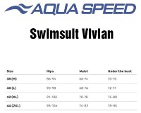 Купальник Aqua Speed Vivian 04, s.44 Blue фото №4 — интернет-магазин Desire.md