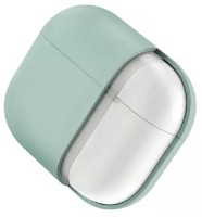 Husă pentru căști Uniq Lino Hybrid Mint for AirPods 3rd Gen Green imaginea #4 — magazin online Desire.md