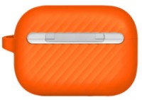 Husă pentru căști Uniq Silicon Hang for AirPods Pro 2nd Gen Orange imaginea #2 — magazin online Desire.md