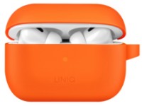 Husă pentru căști Uniq Silicon Hang for AirPods Pro 2nd Gen Orange imaginea #3 — magazin online Desire.md