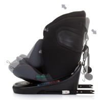Scaun auto pentru copii Chipolino Motion Isofix 360 I-size Obsidian (STKMOT02401OB) imaginea #5 — magazin online Desire.md